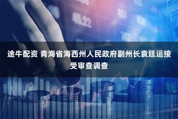 途牛配资 青海省海西州人民政府副州长袁廷运接受审查调查
