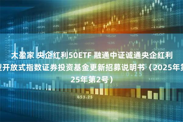 大盈家 央企红利50ETF 融通中证诚通央企红利交易型开放式指数证券投资基金更新招募说明书（2025年第2号）
